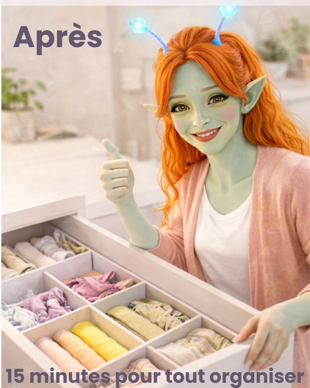 Lot de 4 Séparateurs de Tiroirs Extensibles – Rangement Ajustable Sans Outils | Rangeali